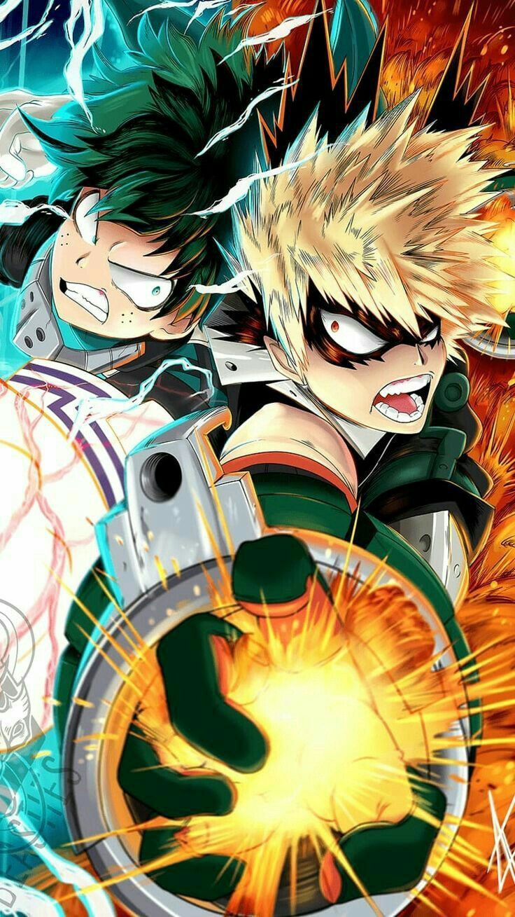 Deku and Bakugou || My Hero Academia #mha #bnha #anime #plusultra ...