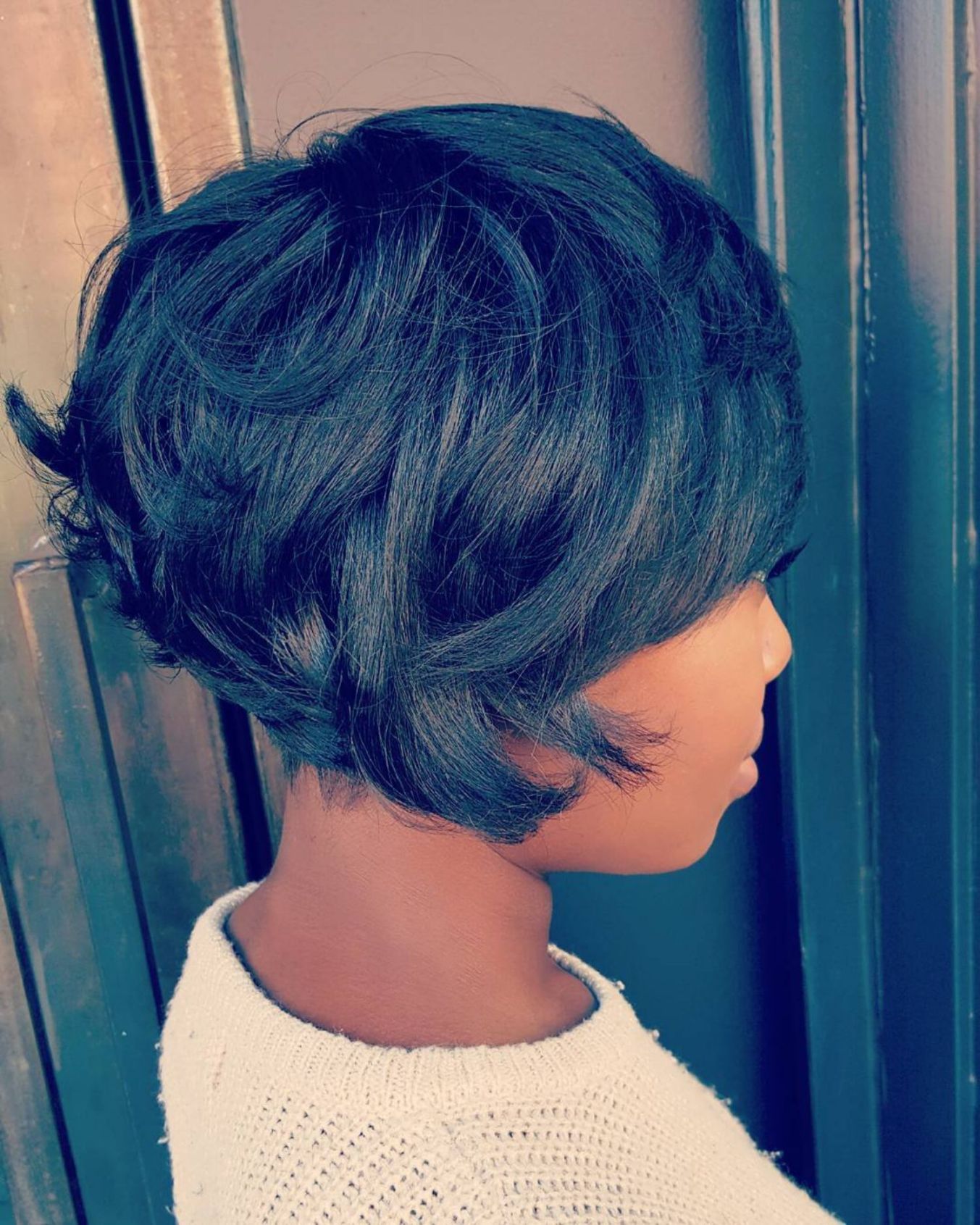 Showiest Bob Haircuts For Black Women Choppy Bob Hairstyles Curly