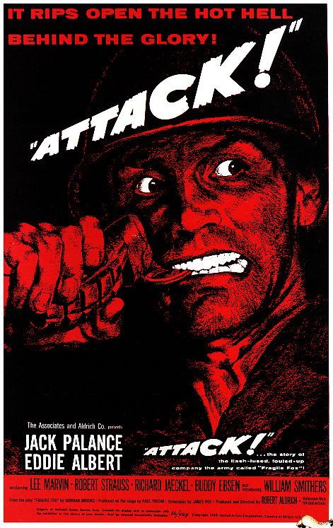 Attack - 1956. #film movie #cinema #posters | Movie posters, Jack ...