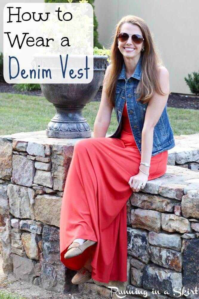 How to Wear a Denim Vest Denim vest outfit, Vest outfits for women