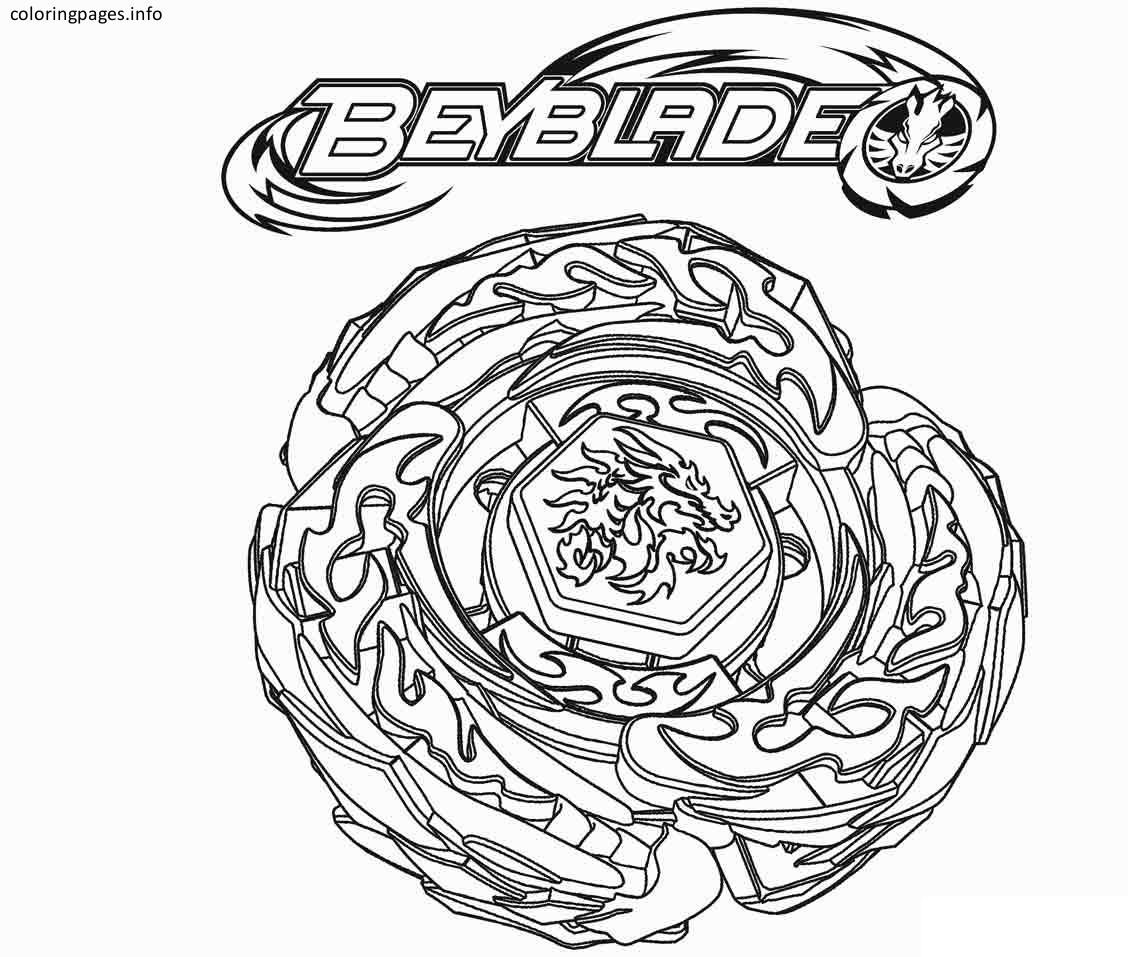 Dibujos De Beyblade Burst Spryzen Para Colorear E Imprimir