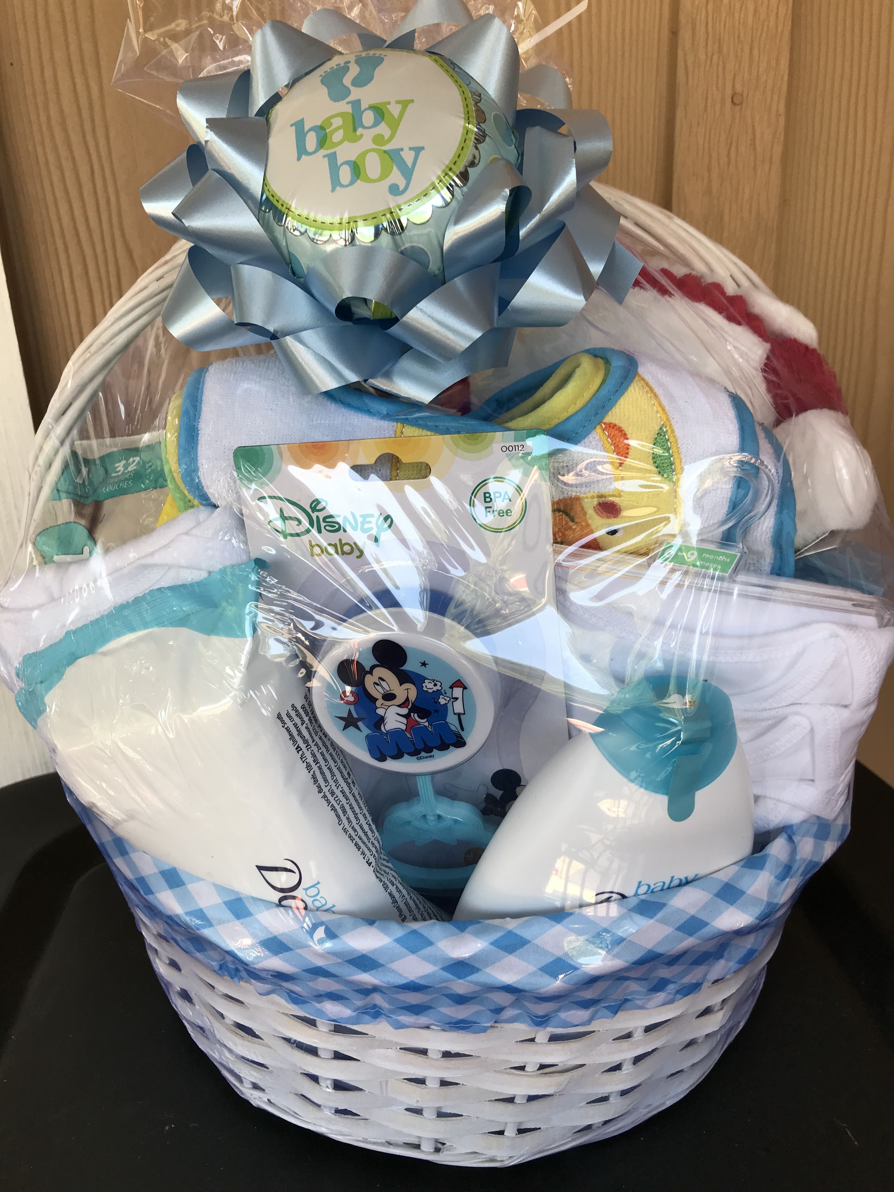 Baby gift basket Baby Shower Baskets, Baby Baskets, Gift Baskets, Baby ...