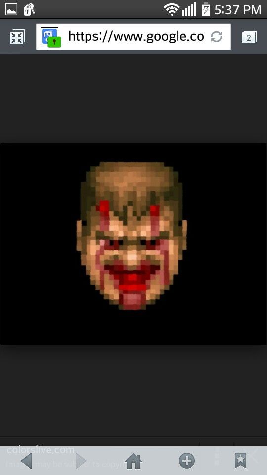 Doomguy Sprite Face