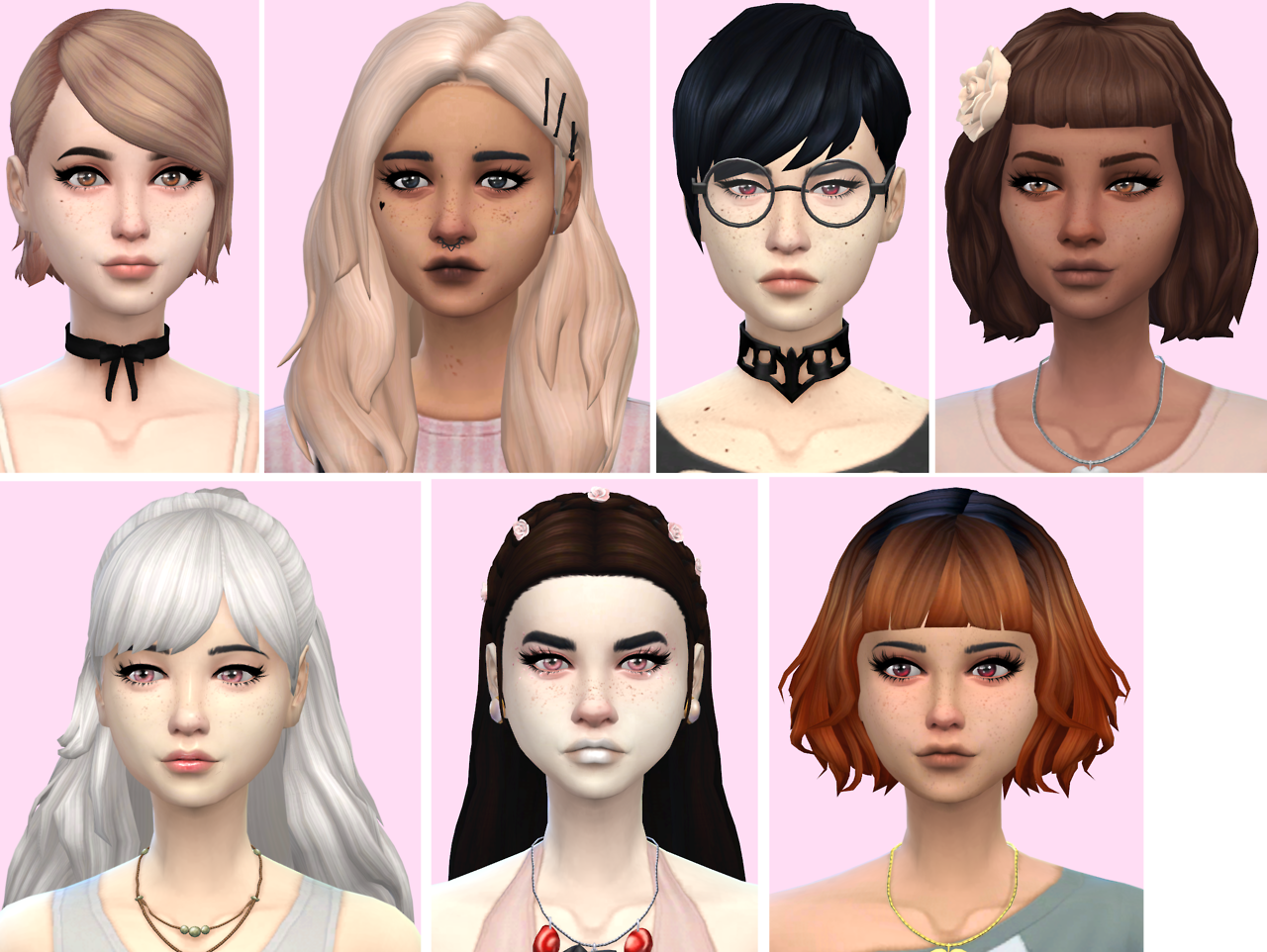 Cc Sims 4 Hair Maxis Match 50 Maxis Match Hairstyles For Black Sims ...