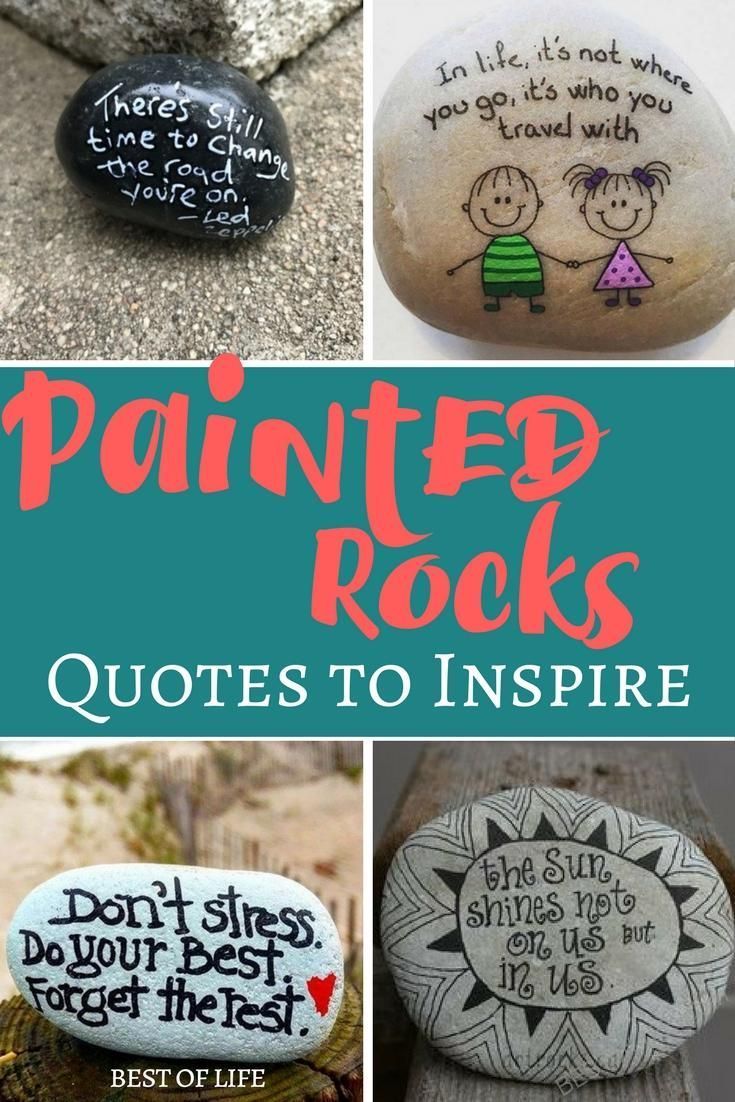 Painted rocks quotes and rock ideas to inspire – Artofit