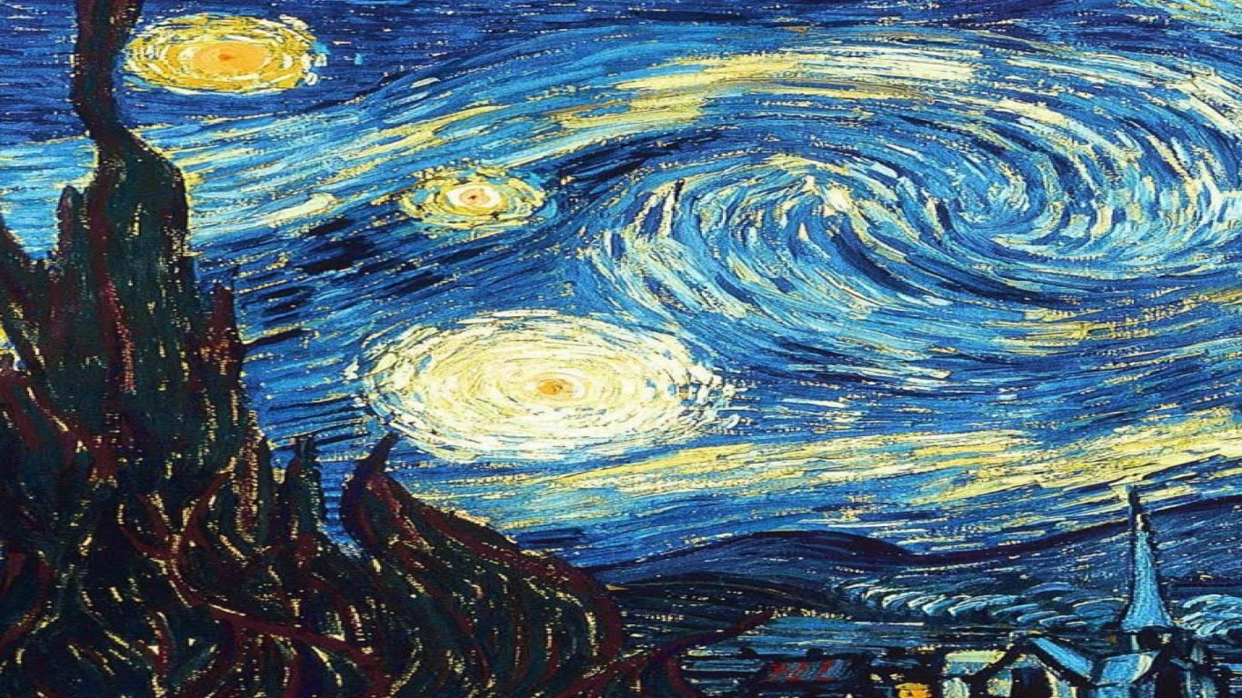 The Starry Night HD desktop wallpaper : Widescreen : High | Vincent van ...