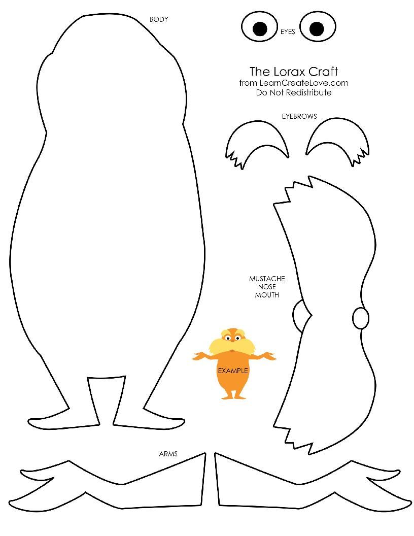 The Lorax Printables