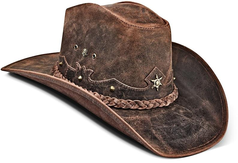 Buy Handcrafted Premium Leather Cowboy Hat, Western Hat, Cowboy Hats ...