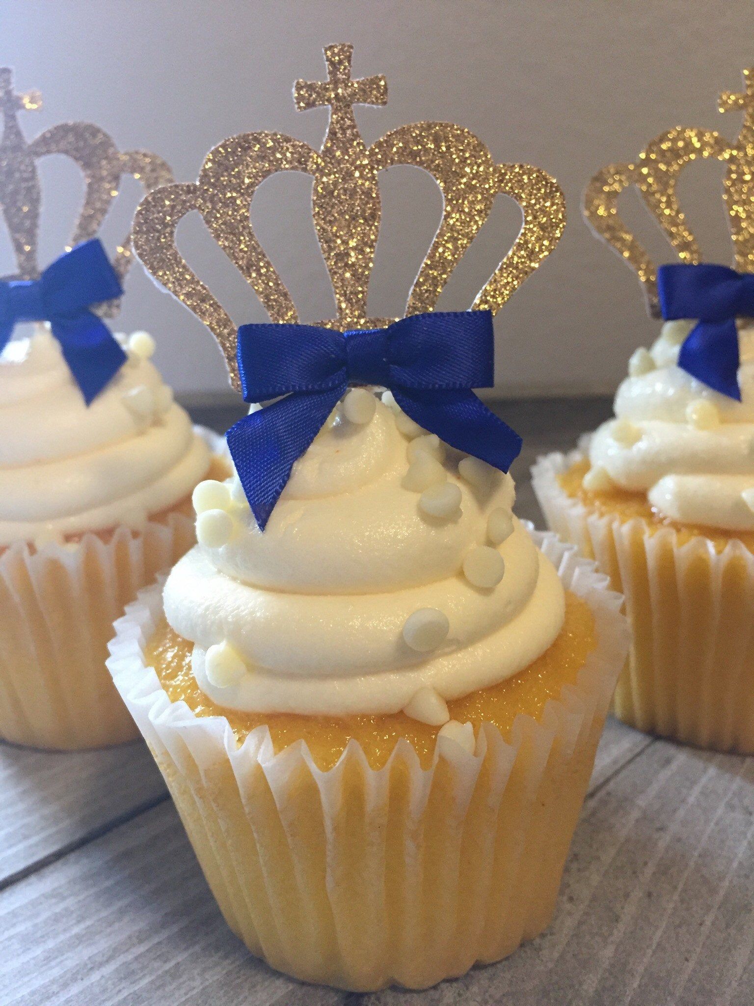 Prince Cake, Prince Party, Baby Prince, Royal Prince, Crown Cupcake ...