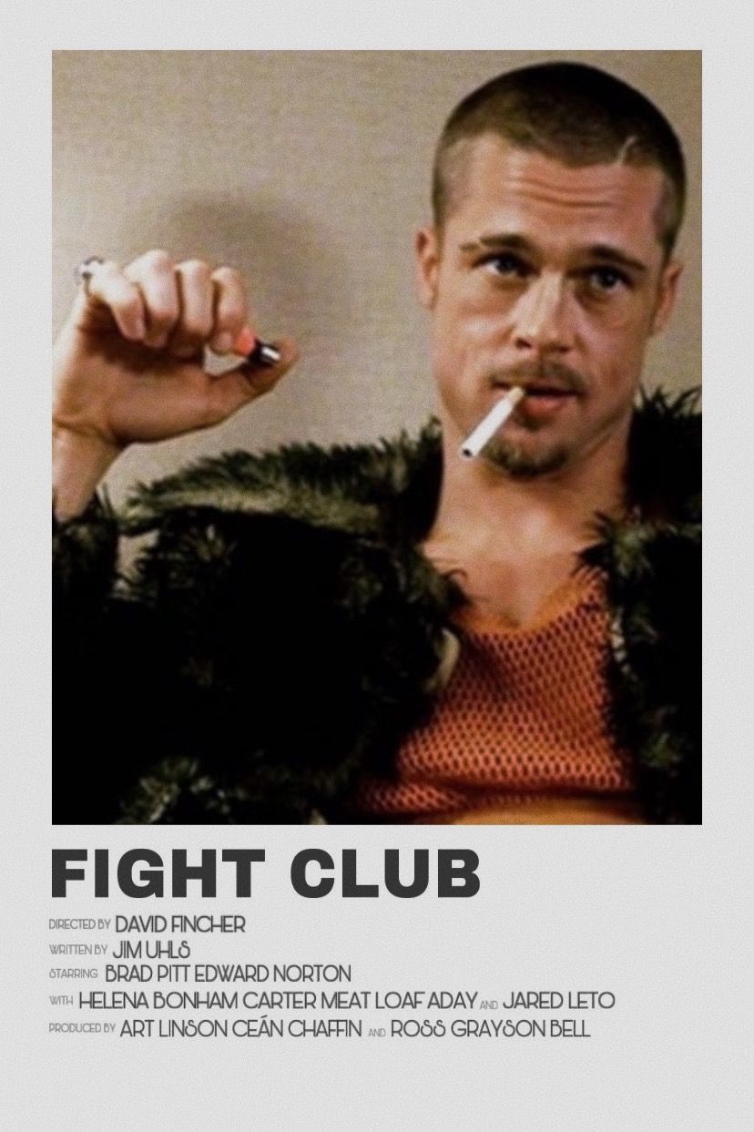 Fight club movie poster – Artofit