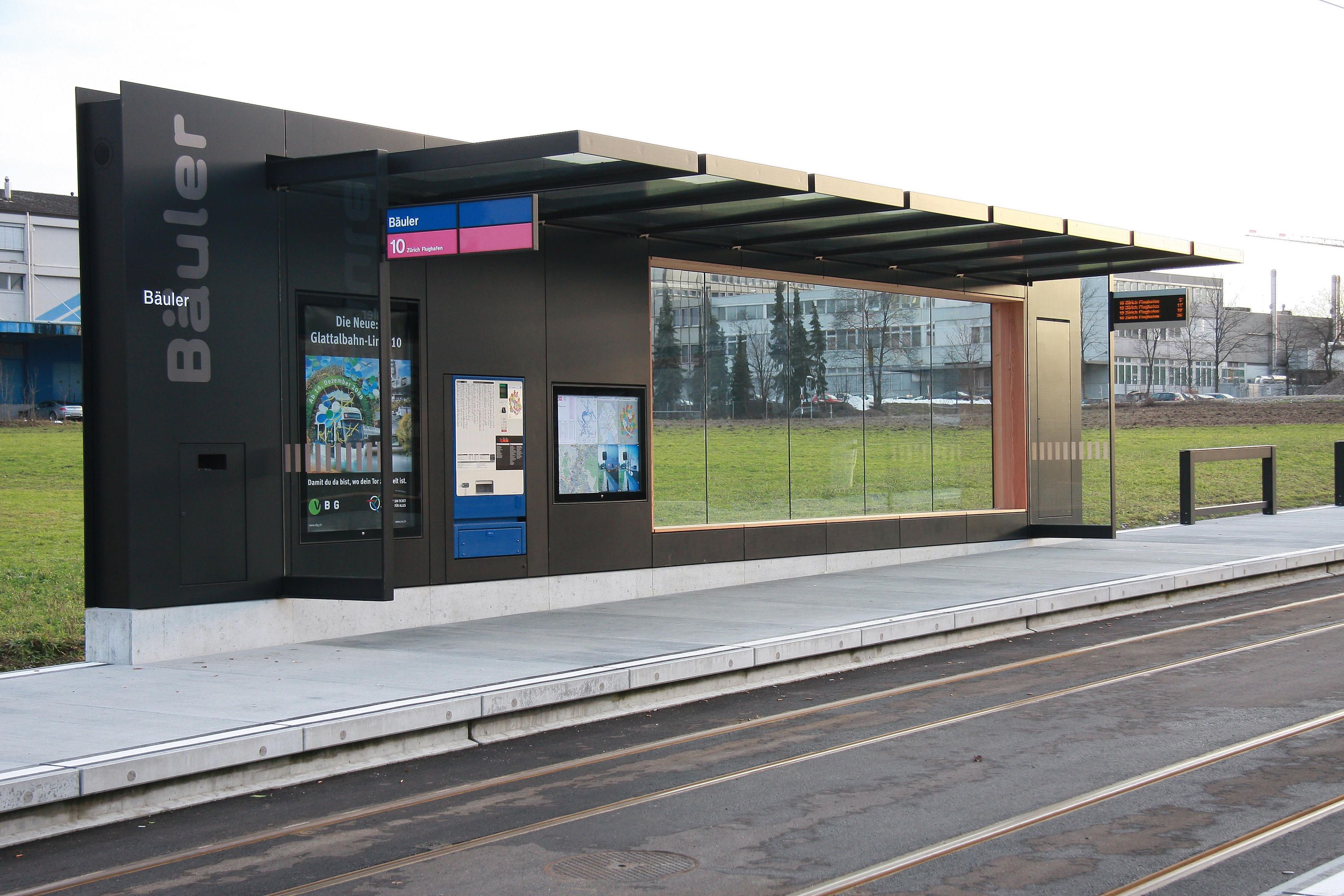 Tram Stop Infrastructure | Architonic | Bus stop design, Bus shelters ...