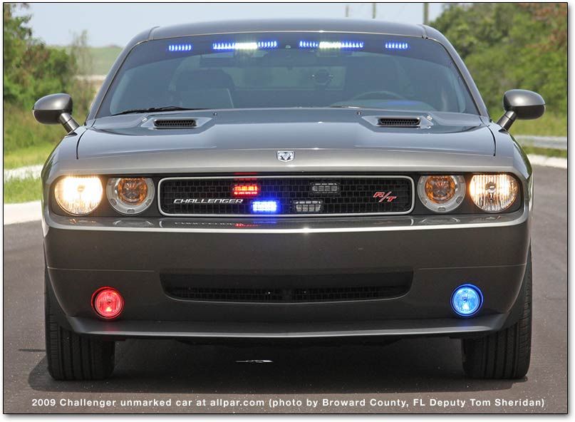 Undercover Dodge Challenger Police Car