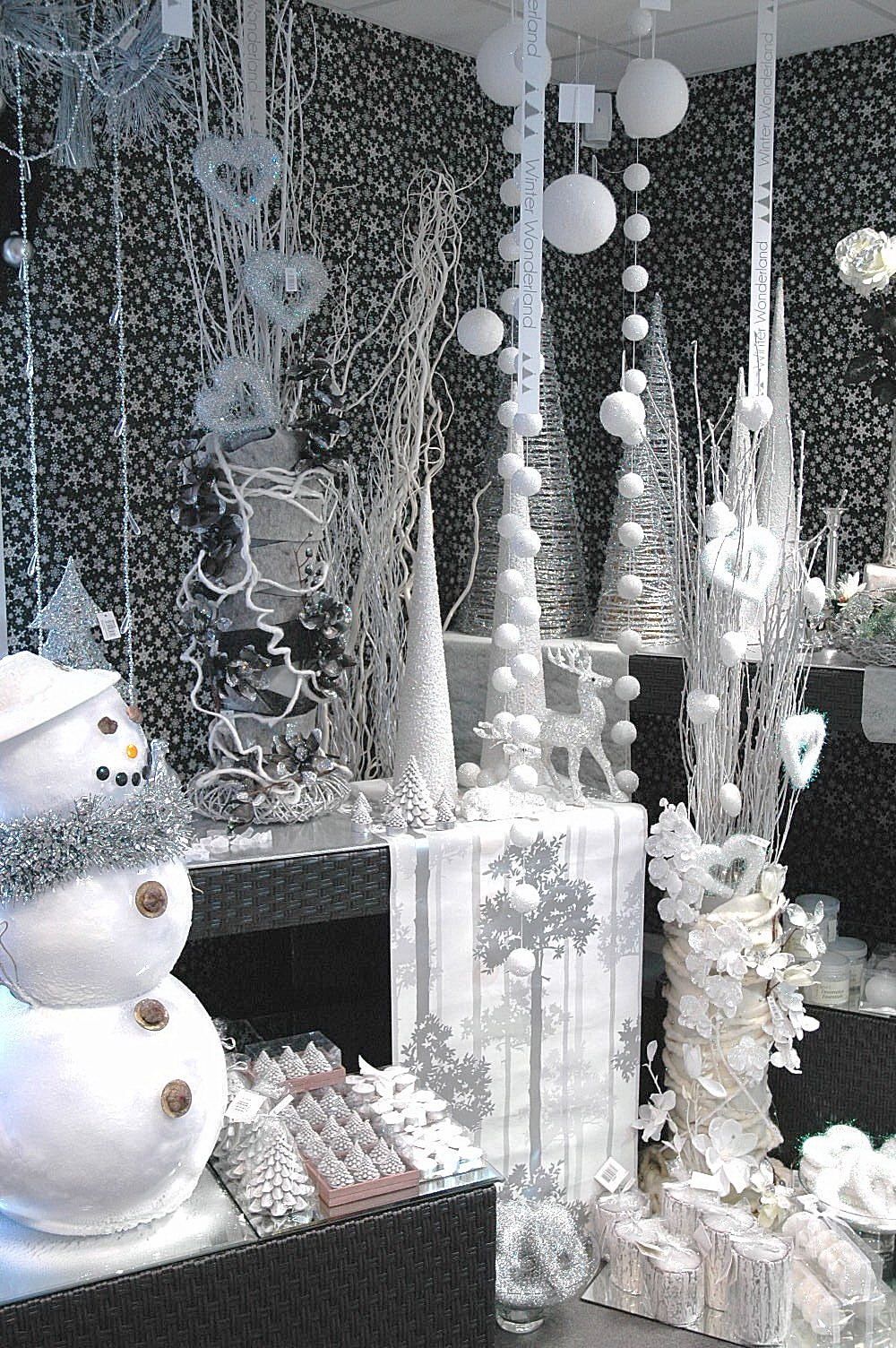 A Winter Wonderland display similar to elf and white Christmas