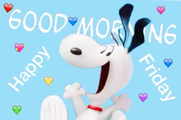 Good Morning Happy Friday Snoopy Images - Wishing you an amazing sunday ...