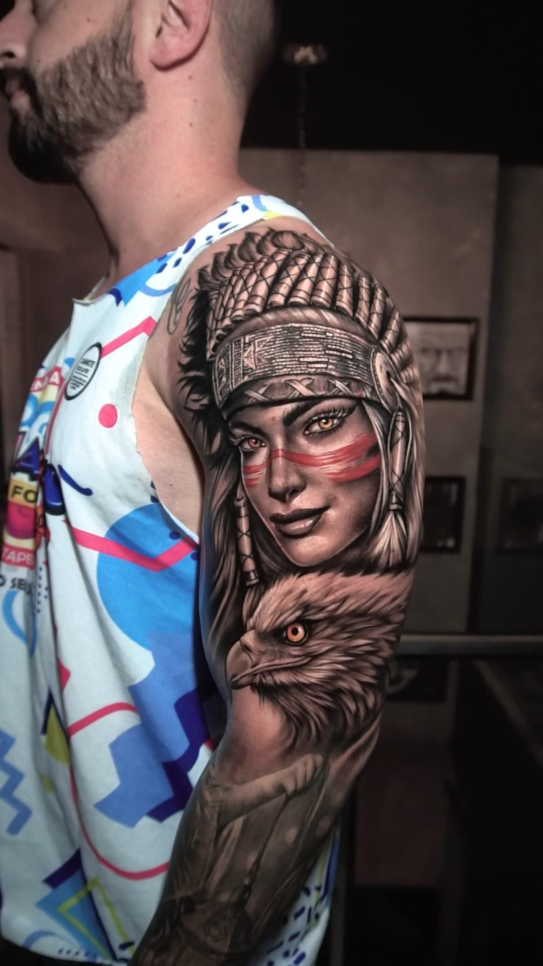 205+ Indian Tattoo Designs (2023) - TattoosBoyGirl Portrait Tattoo ...