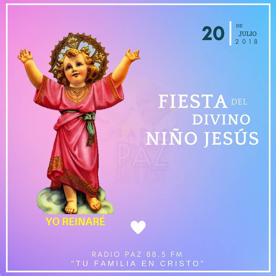 Hoy celebramos la fiesta del Divino Niño Jesús. El objetivo de esta