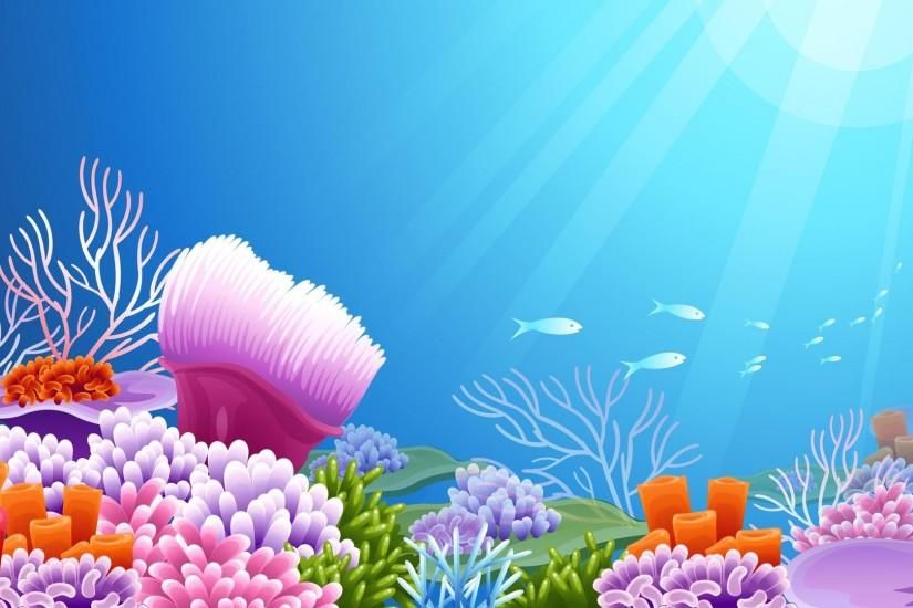 Download Free Under The Sea Background 1920X1080 Large Resolution | Under  the sea background, Wallpaper, Galaxy painting