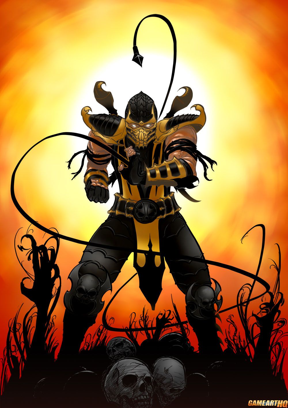 Scorpion from the Mortal Kombat Series |paratezv|` Scorpion Mortal ...