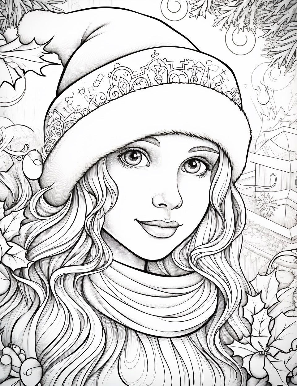 18 Free Download Colouring Page of Christmas in 2024 | Monster coloring ...