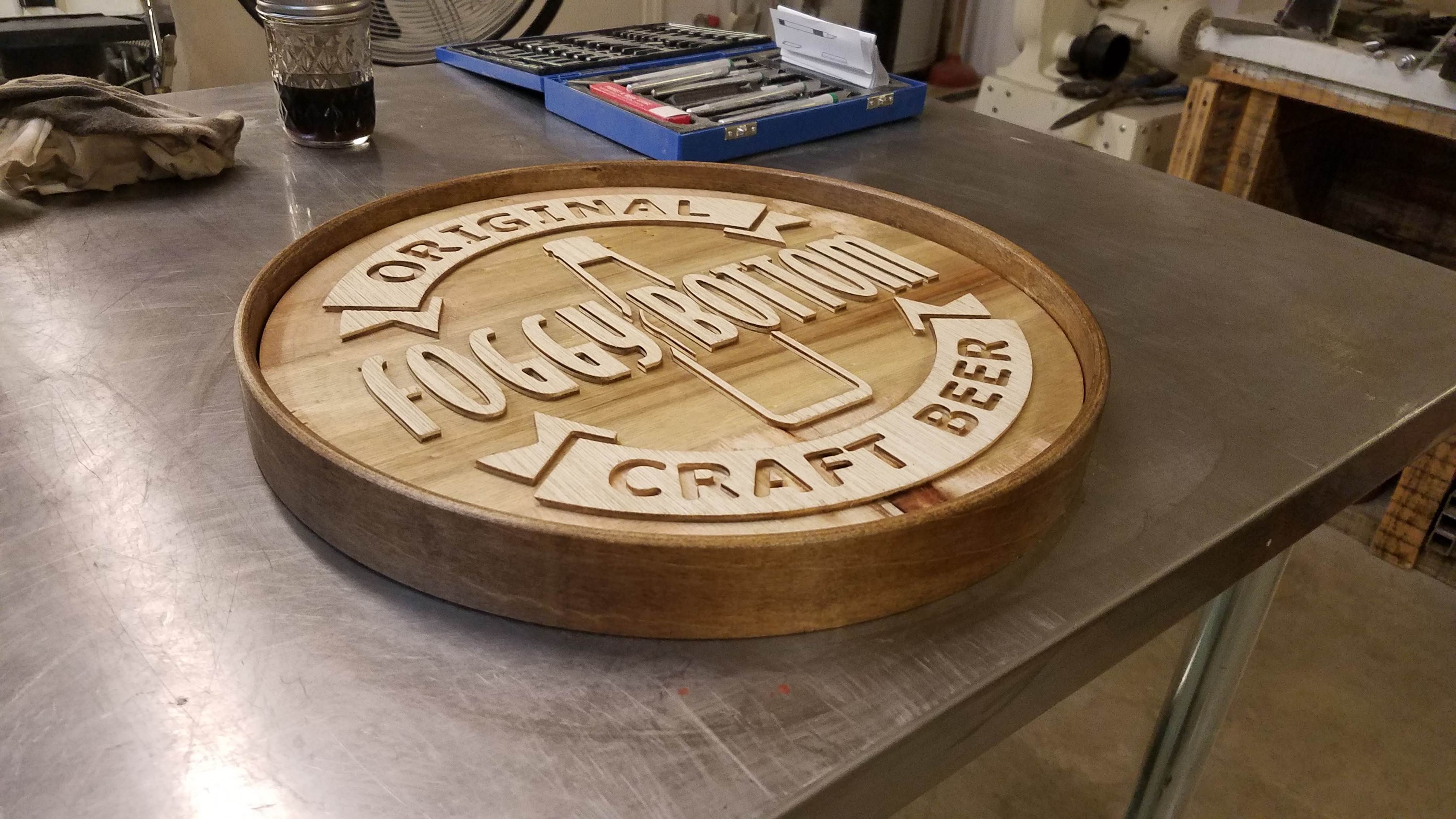 Man Cave Beer Sign by Jimmy Frye Cnc fräsen, Fräsen, Cnc