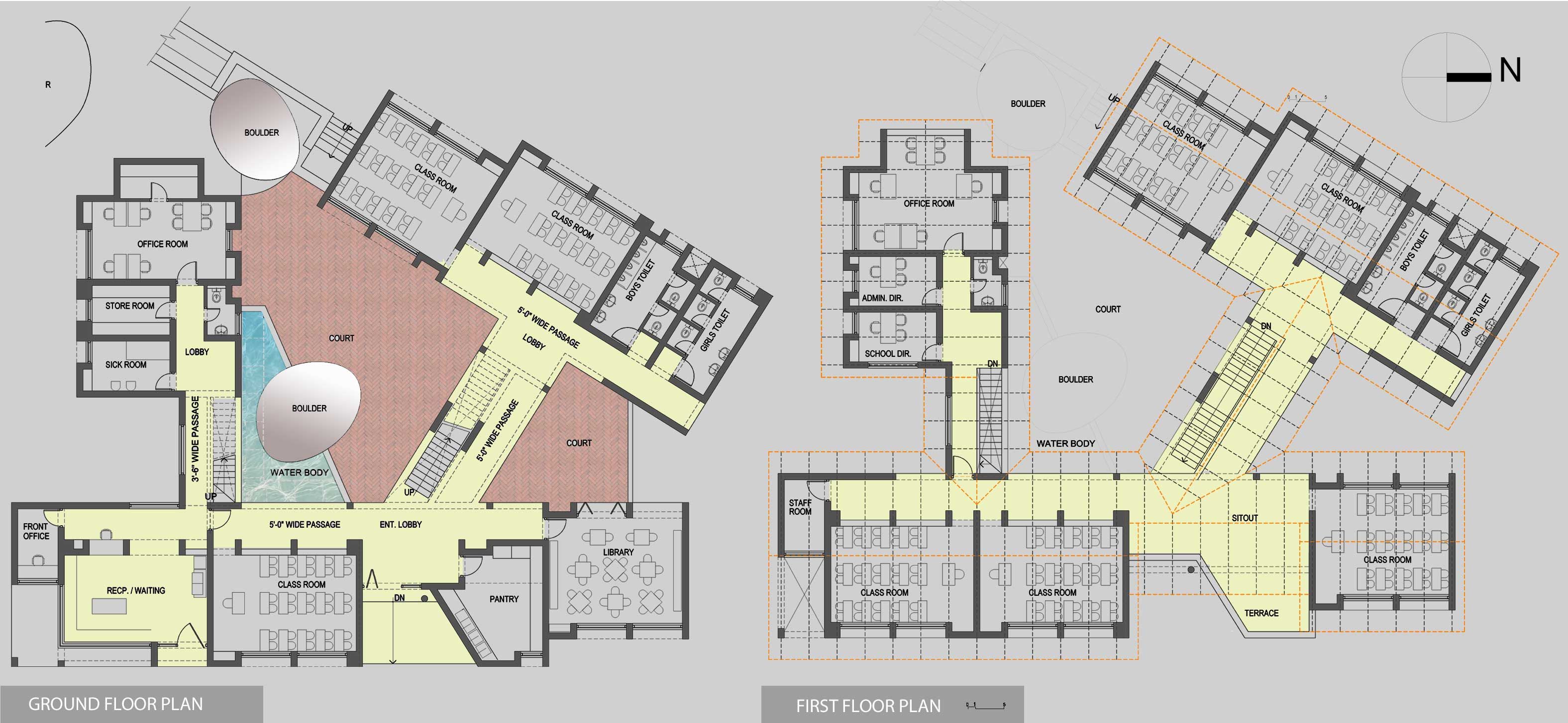 Modern School Floor Plan