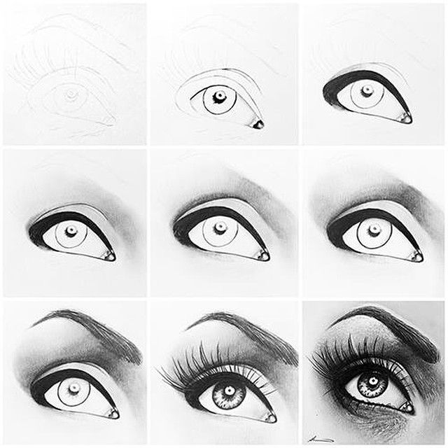 auniakahn's photo on Instagram | Eye drawing, Easy eye drawing, Eye art