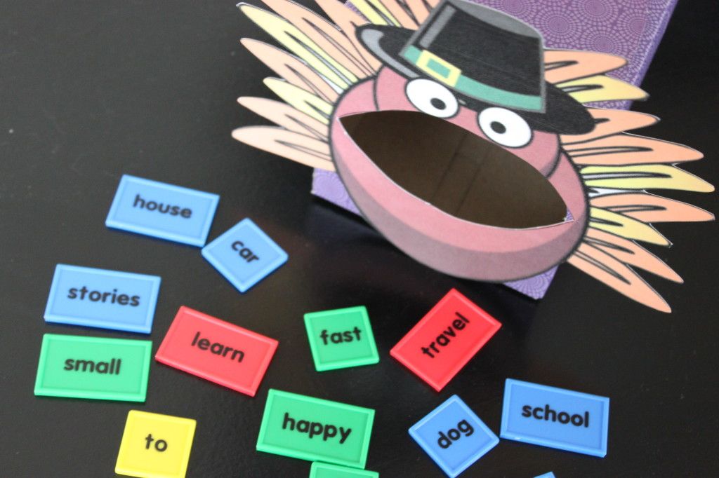 Turkey Game - Words Printable Activities For Kids, Kids Learning ...