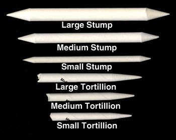 Tortillions and Blending Stumps | Art drawings sketches simple, How to ...