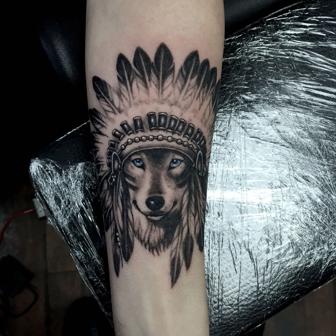 Wolf Tattoo Native American