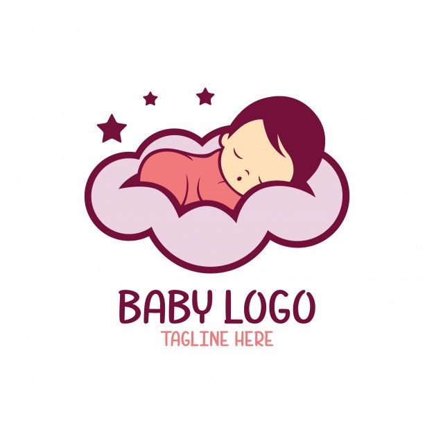 Premium Vector | Baby logo template isolated | Baby logo, Baby boutique ...