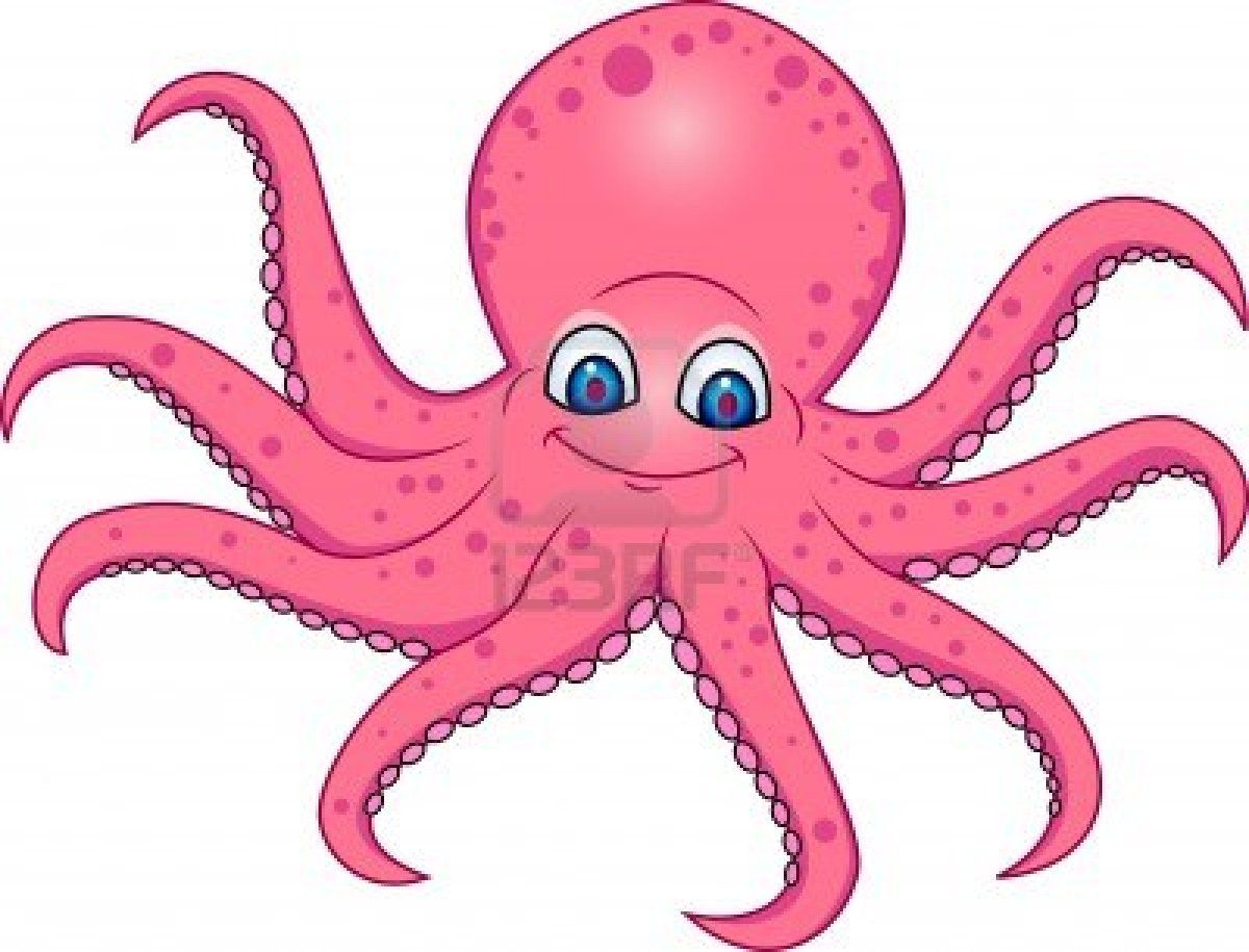 Cute Cartoon Octopus