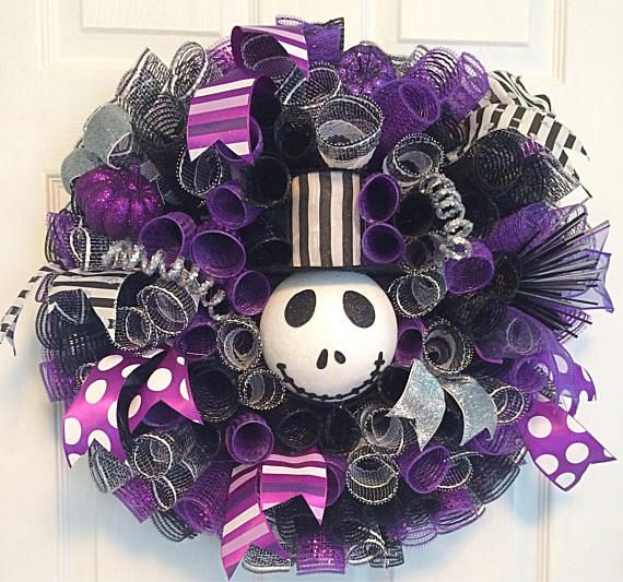 Jack Wreath Nightmare Before Christmas Inspired