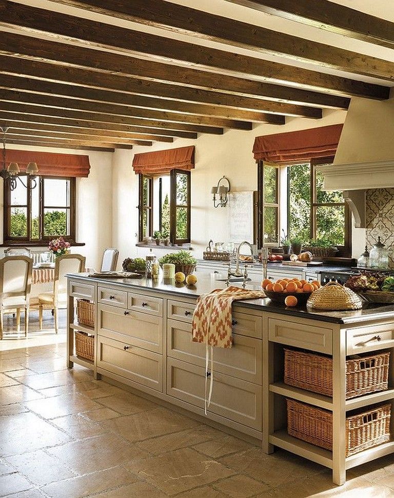 90+ European Peasant's House Kitchen Decor Ideas Page 27 of 73 Rustic kitchen