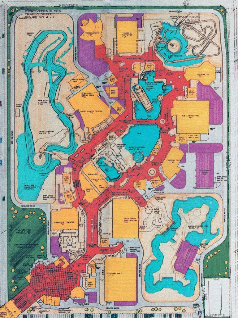 MGM Grand Adventures - Las Vegas NV - Duell Associates | Theme park map ...