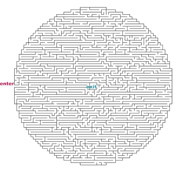 Hard Maze Games to Print | Mazes to Print - Hard Wheel Mazes | Hard ...