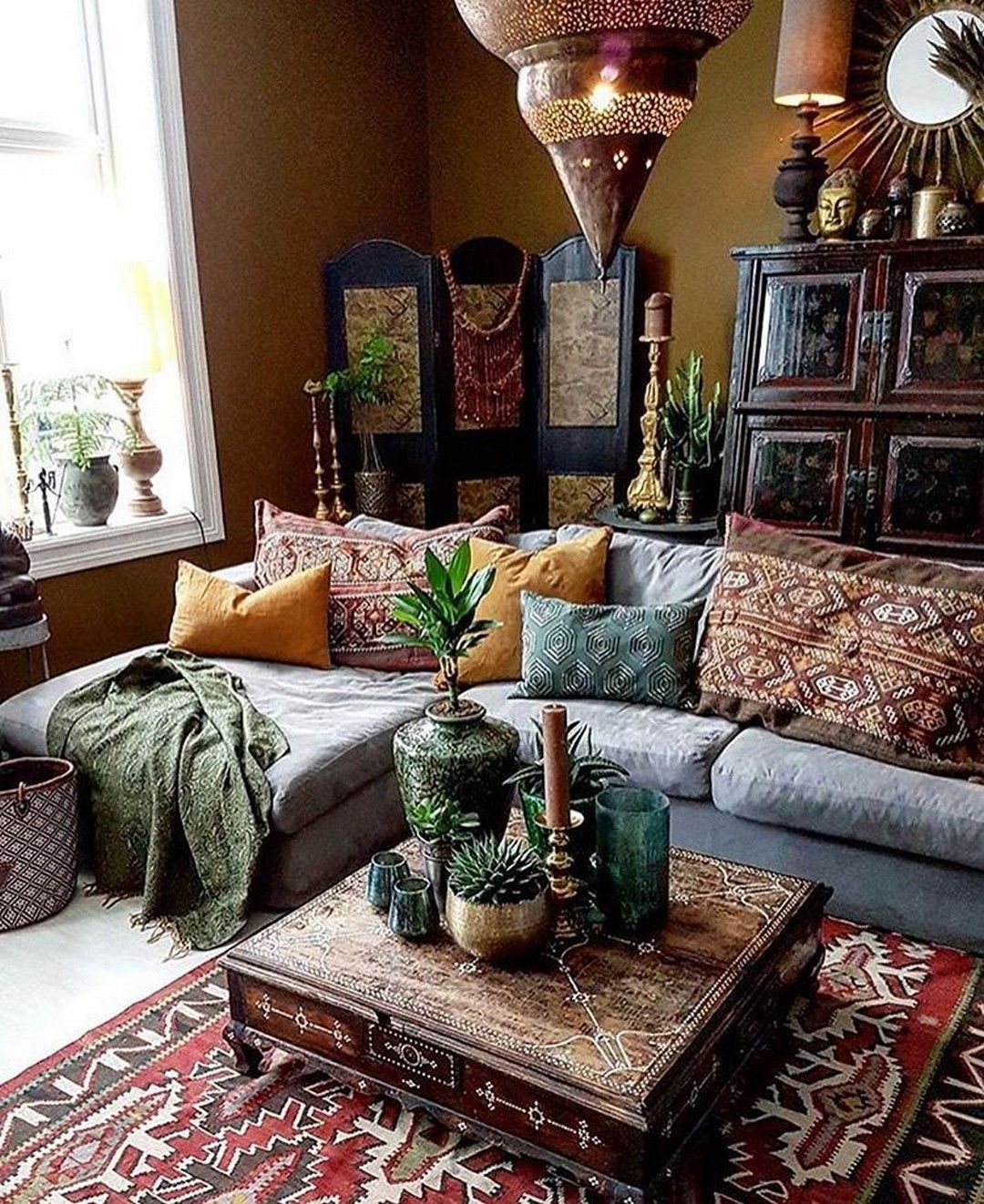 Modern Bohemian Living Room Design » Arthatravel.com