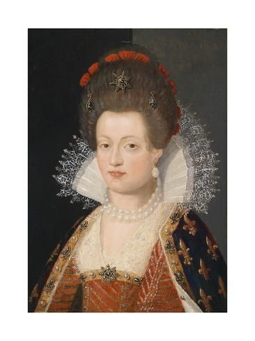 'Portrait of Marie De Médici (1575-164), 1605' Giclee Print - Frans ...