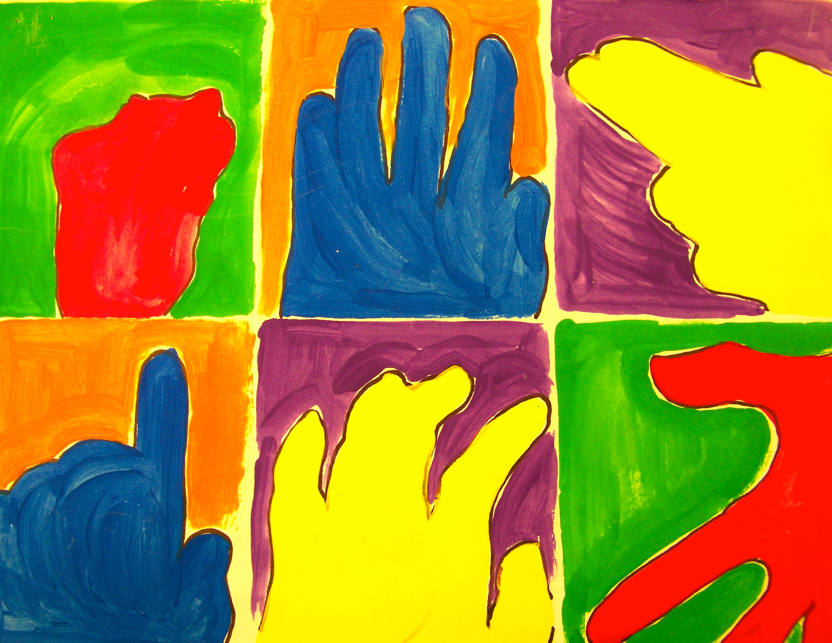 complementary colors...maybe a cool pop art project? Kindergarten Art ...