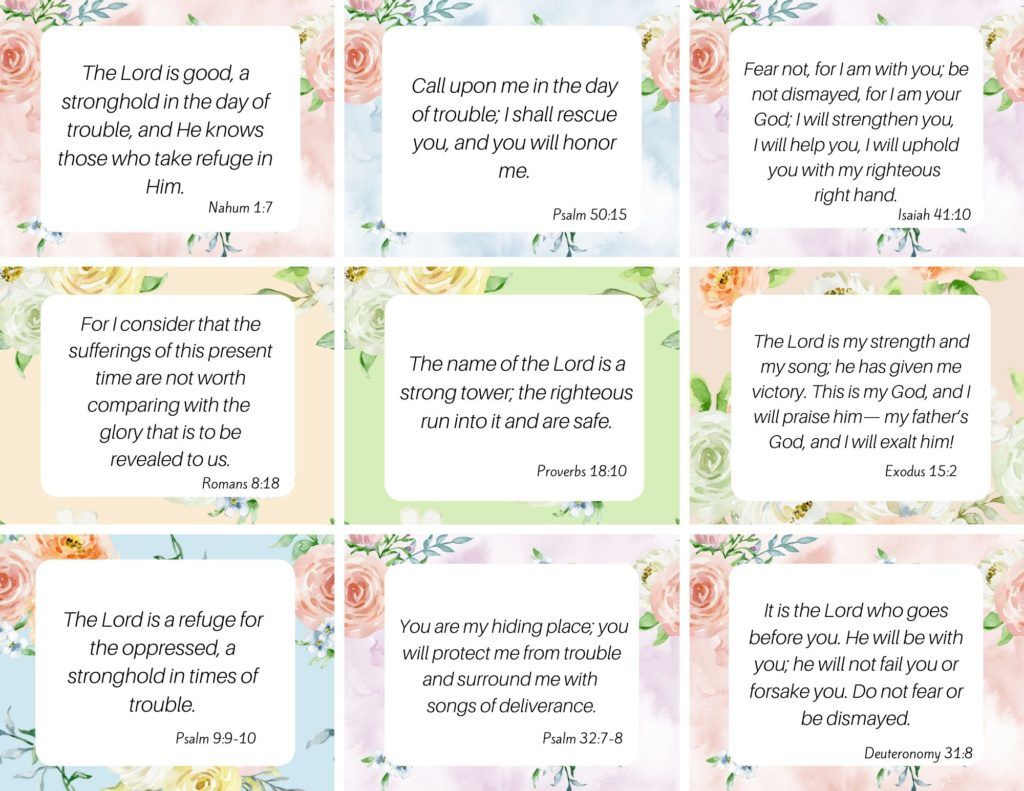 100 amazing and free printable scripture cards – Artofit