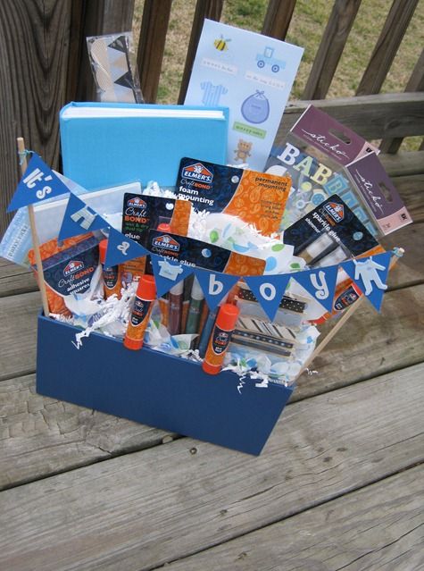 Baby Shower Gift Basket Baby Boy Gift Baskets, Themed Gift Baskets ...