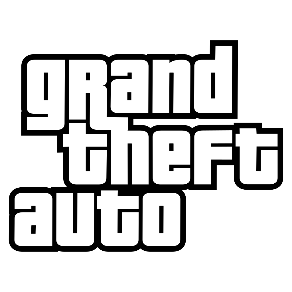 Grand Theft Auto logo series.svg Xbox 360, Playstation 2, Game Boy ...