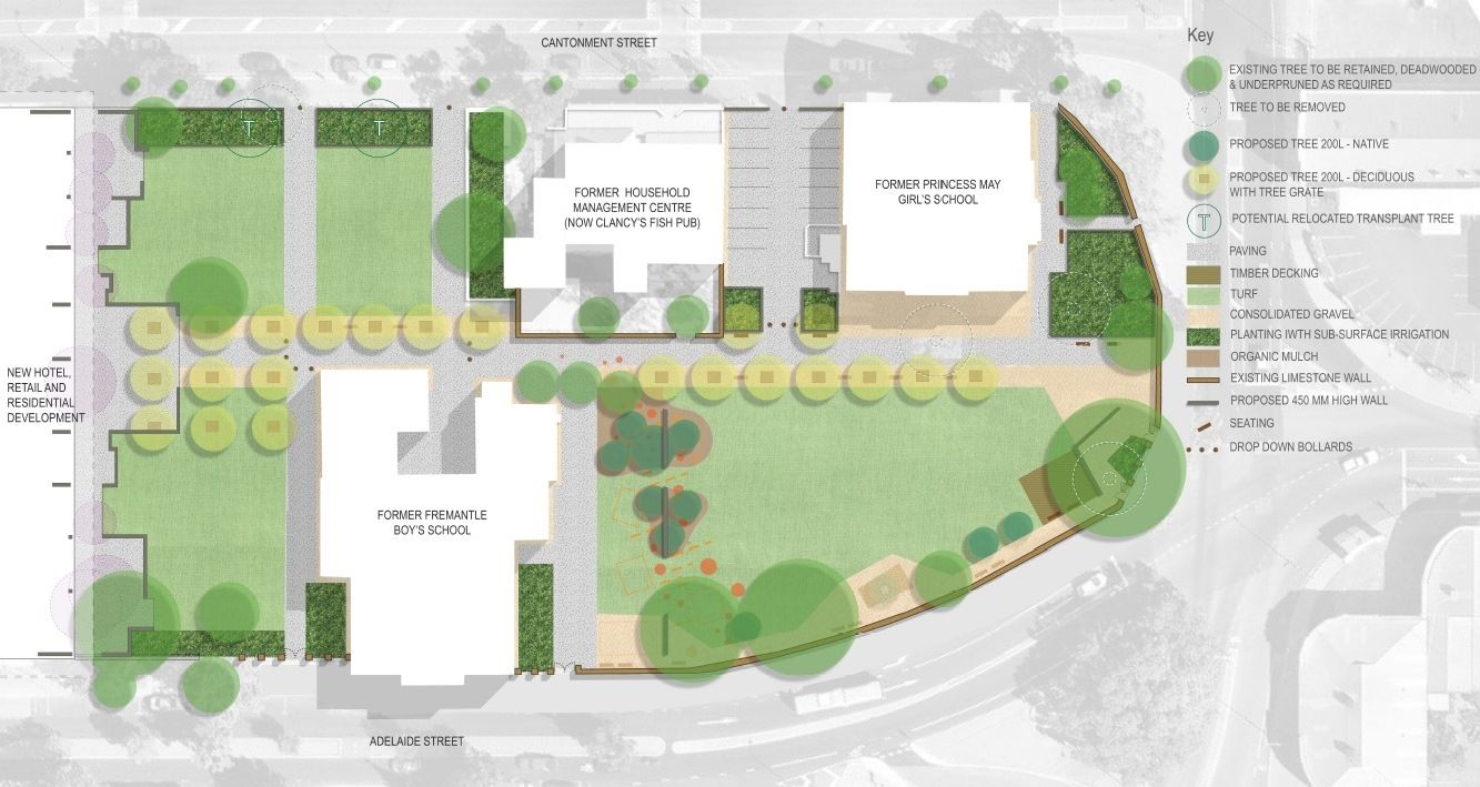 PRINCESS MAY PARK FREMANTLE: Landscape Plan Fremantle, Landscape Plans ...