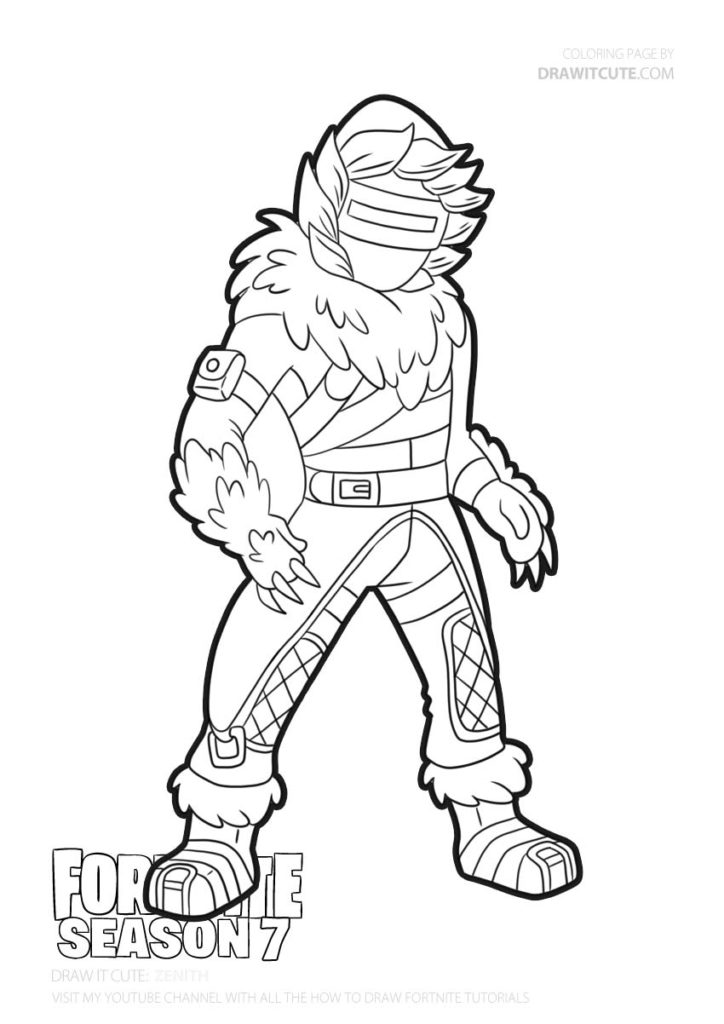 Fortnite Coloring Pages Dire | Coloring Page Blog