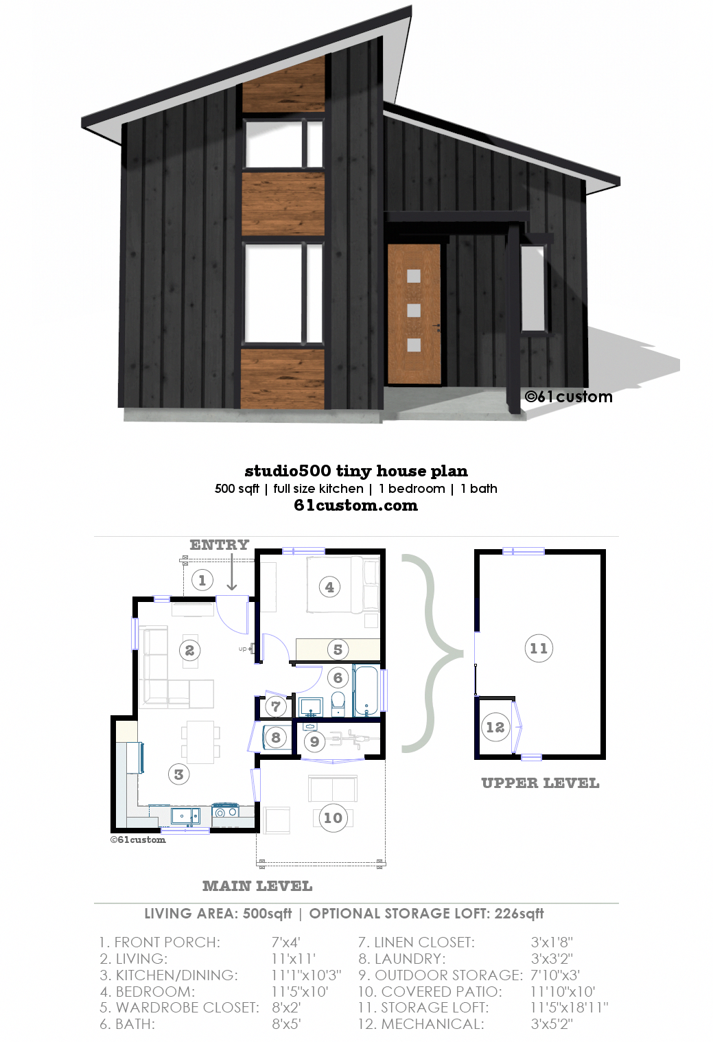 Small House With Loft Bedroom Plans - House Plans