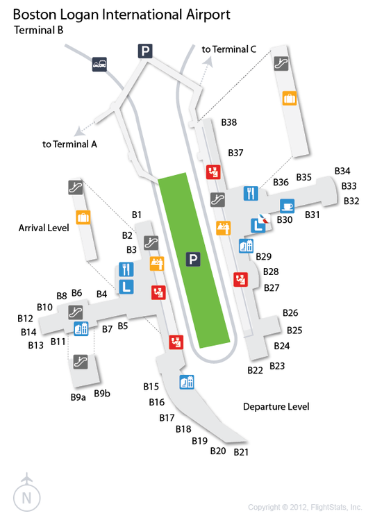 Map Of Terminals At Logan Airport World Map - vrogue.co