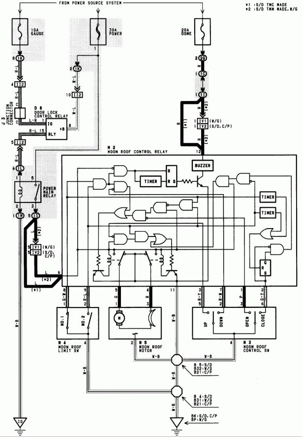 Toyota Switch Wiring Diagram