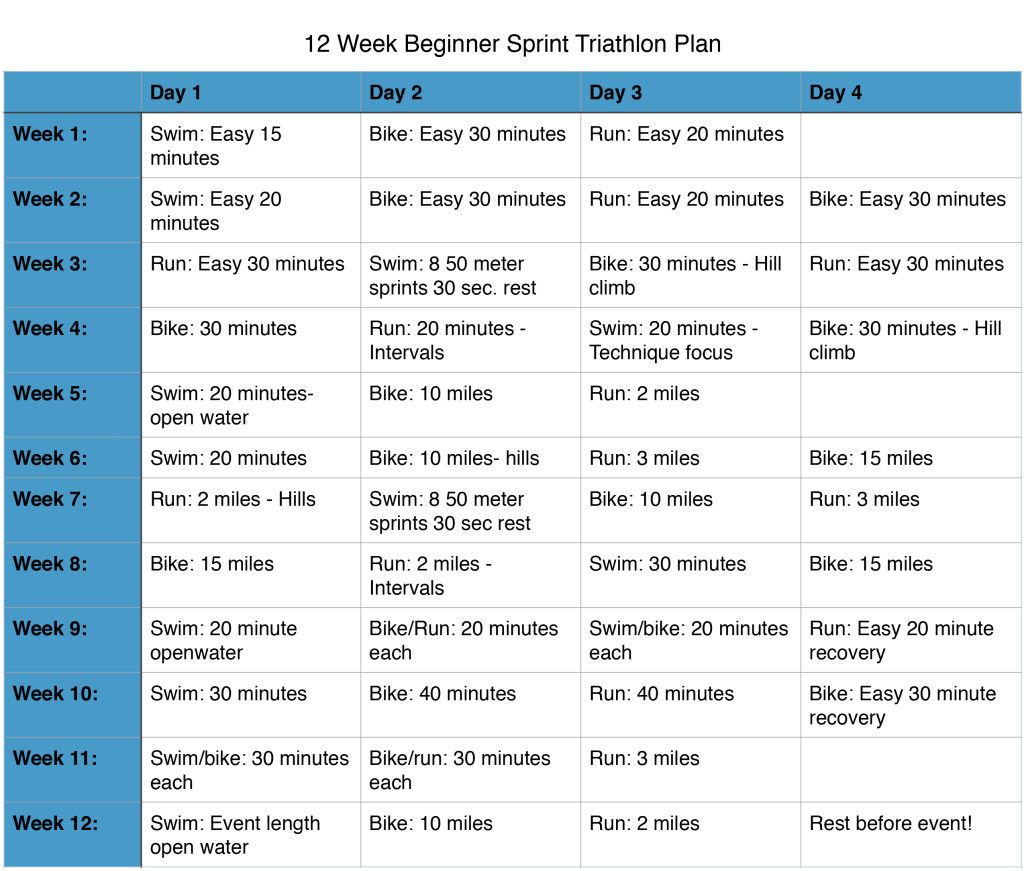 Couch to Sprint Triathlon for the Busy _______ (mom, businessperson ...