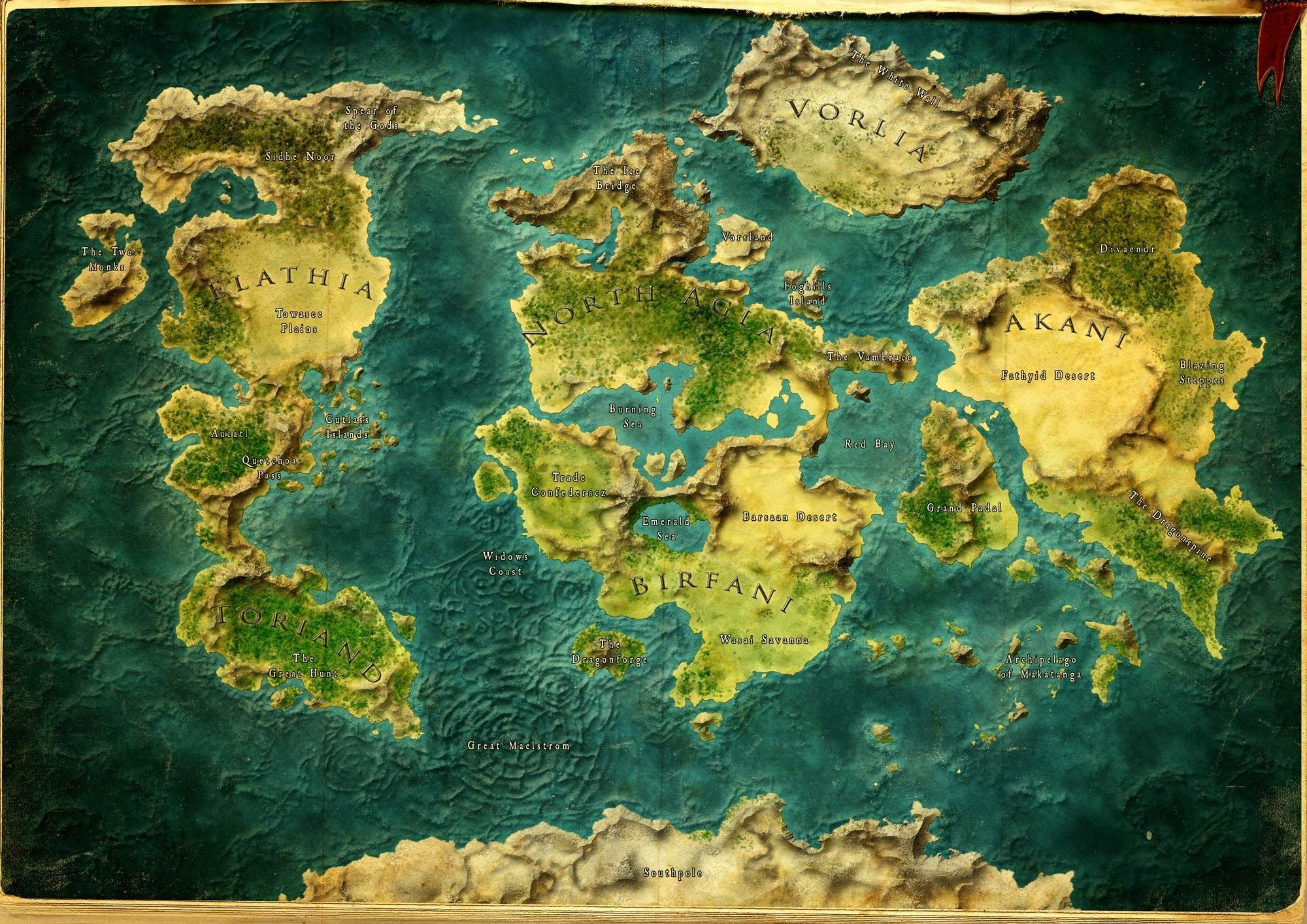 Gorgeous World Map Maker D&D Recent - World Map Colored Continents