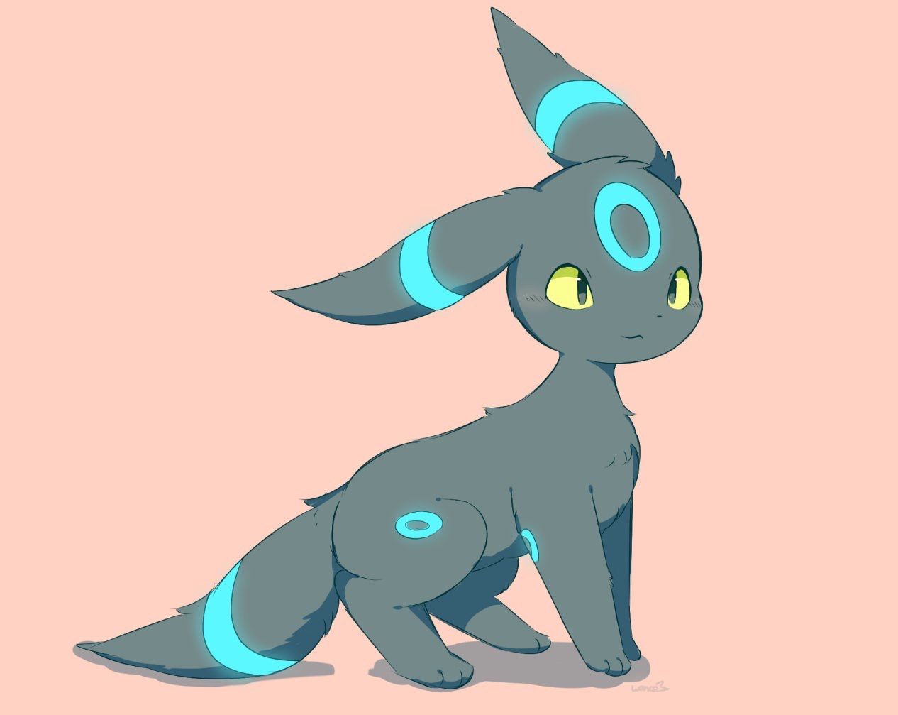 Shiny Umbreon Pokemon Eeveelutions, Eevee Evolutions, Pokemon Drawings ...