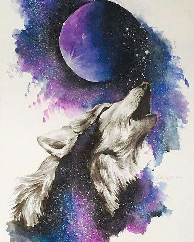 Pin by Krai on Tattoos | Cross paintings, Wolf painting, Animal art